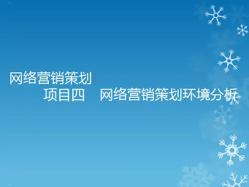 网络营销策划环境分析课件PPT课件