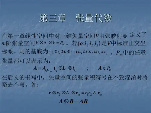 张量分析第三章