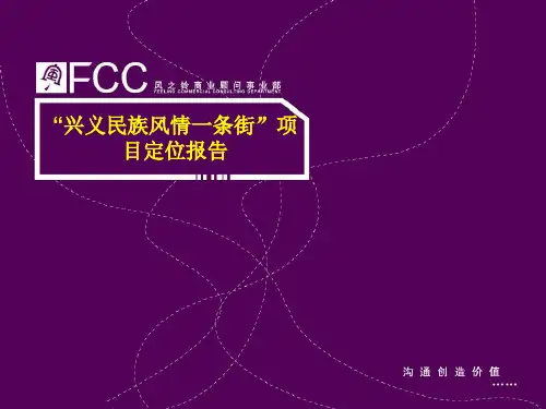 兴义民族风情街定位报告终稿