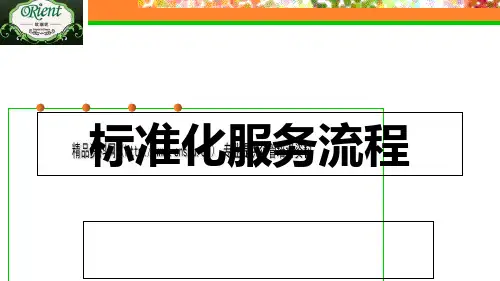 某连锁门店标准化流程(ppt 30页)
