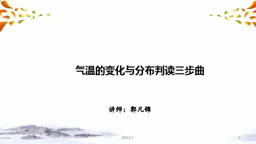 世界地理 第十一讲：气温的变化与分布判读三步曲(中考地理复习)