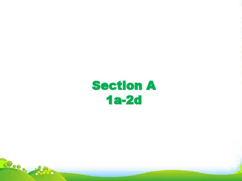 人教新目标九年级英语Unit 12 A1a-2d(PPT12张)