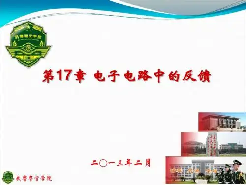 第17章 电子电路中的反馈