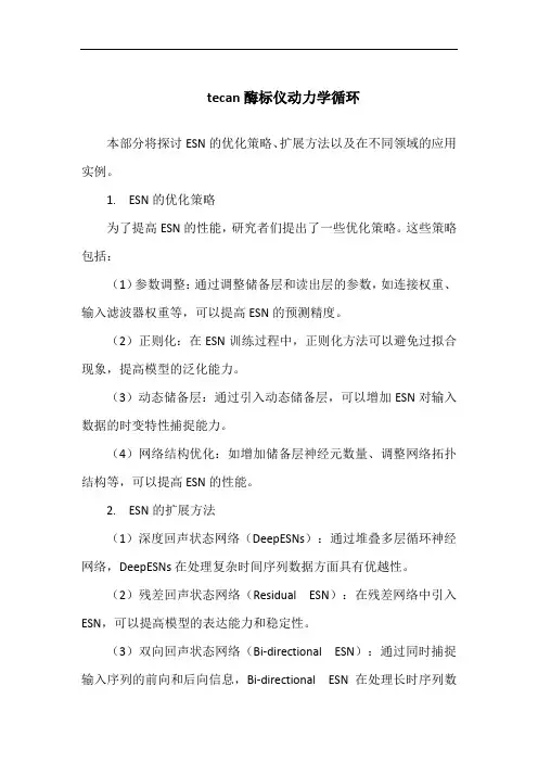 tecan酶标仪动力学循环