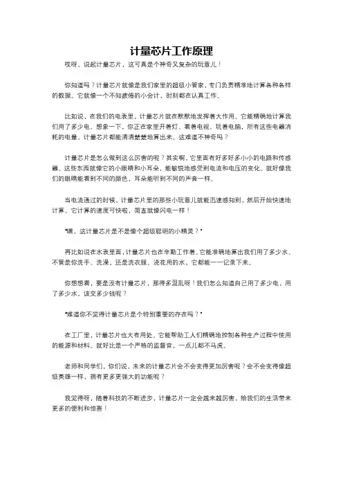 计量芯片工作原理