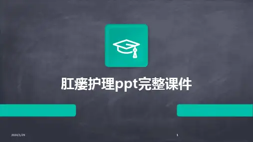 2024版肛瘘护理ppt完整课件[1]