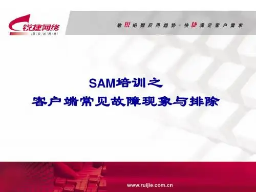 SAM培训之客户端常见故障及排除