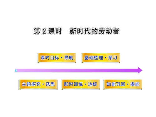 高中政治必修1课件：2.5.2新时代的劳动者