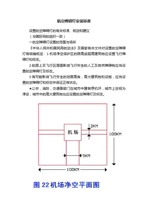 航空障碍灯安装标准
