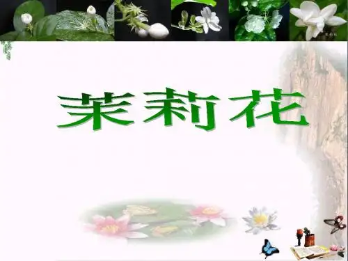 六年级音乐上册第1课演唱茉莉花ppt课件1人音版