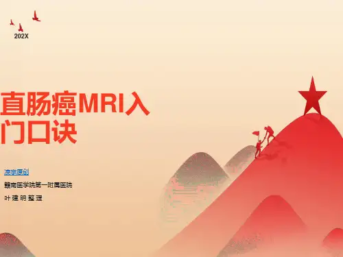 直肠癌MRI入门口诀