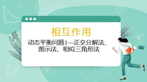 相互作用：3动态平衡问题1—正交分解法、图示法、相似法