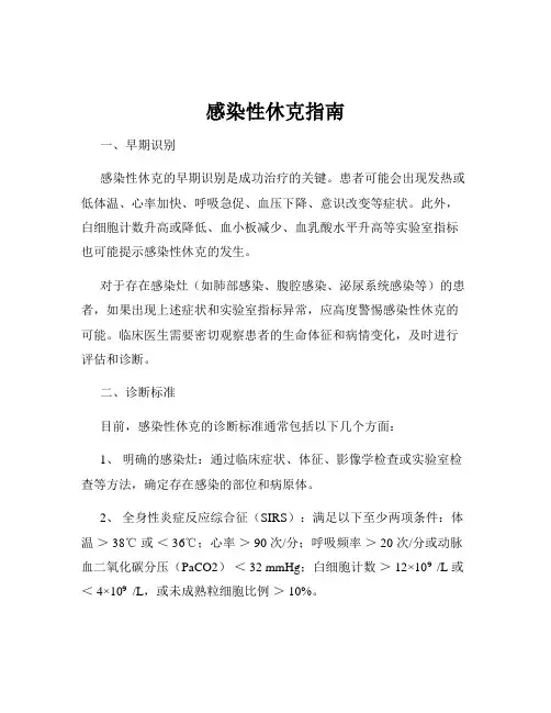 感染性休克指南
