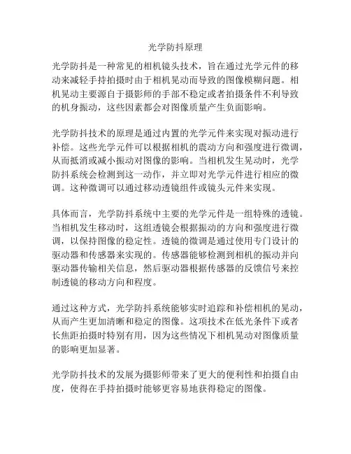 光学防抖原理