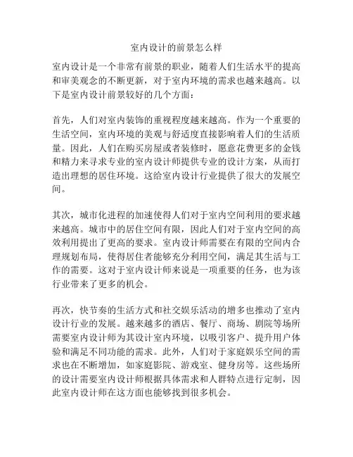 室内设计的前景怎么样