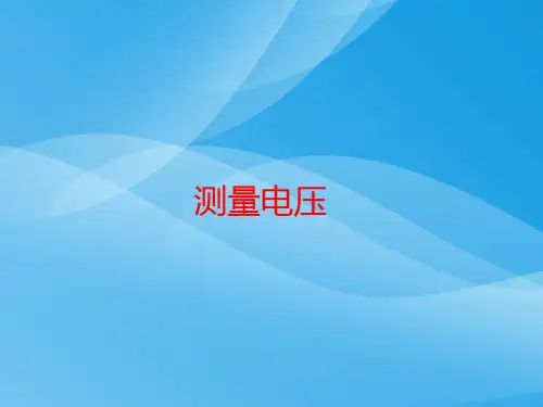 测量电压ppt3 沪科版优质课件优质课件