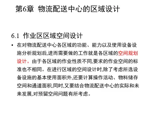 物流配送中心的区域设计