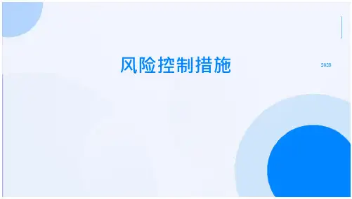 风险控制措施pptppt
