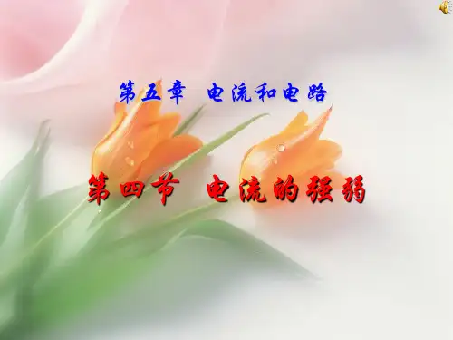 九年级物理优质课比赛： 电流的强弱