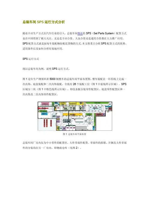 SPS系统总装车间运行方式分析