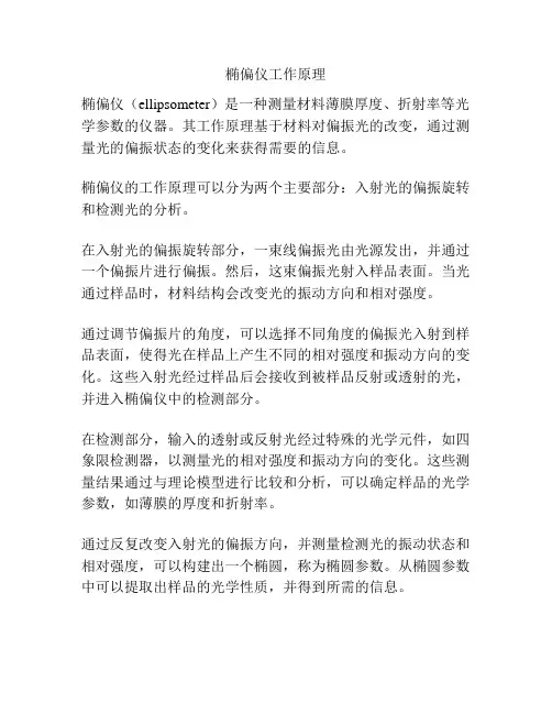椭偏仪工作原理