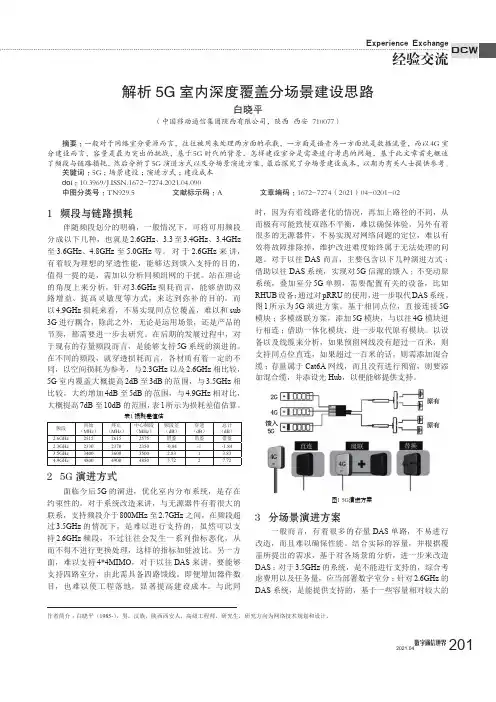 解析5G室内深度覆盖分场景建设思路