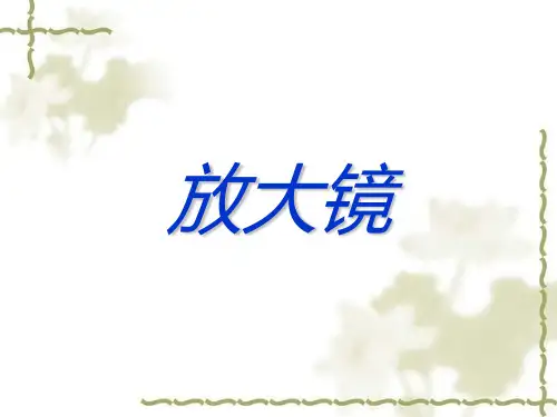 《放大镜》PPT课件