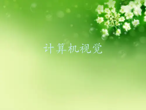 计算机视觉优秀课件