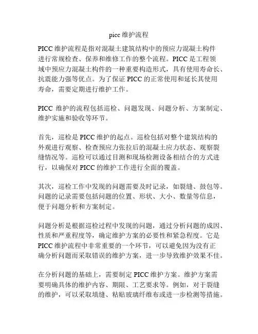 picc维护流程