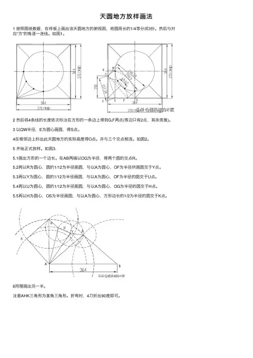 天圆地方放样画法