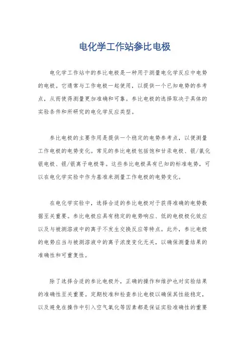 电化学工作站参比电极