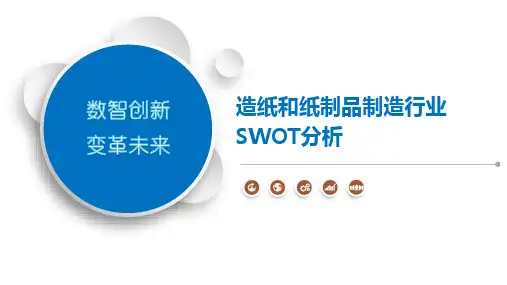 造纸和纸制品制造行业SWOT分析