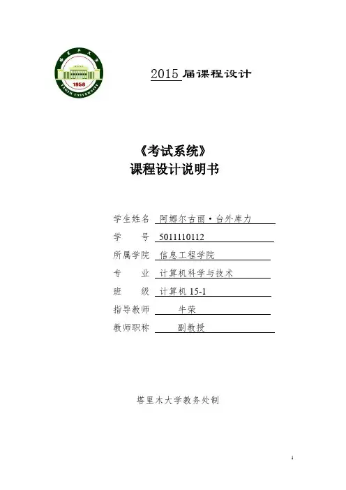 大作业说明书