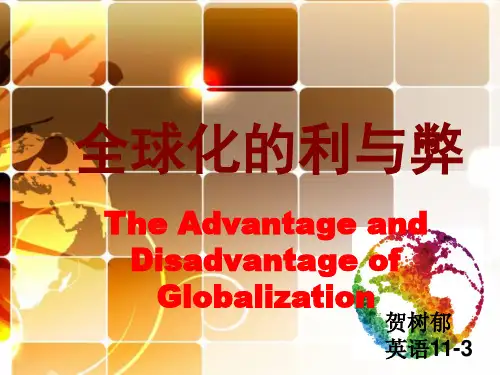 全球化的利弊
