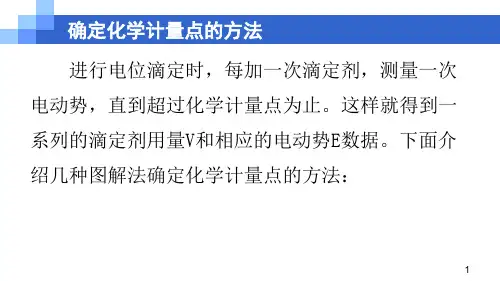 电位法及永停滴定法—电位滴定法(分析化学课件)