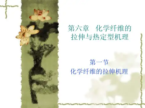 06第六章   化学纤维的拉伸与热定型机理1