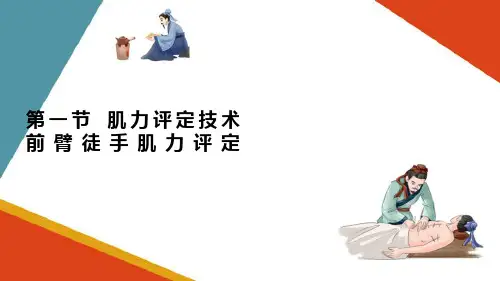 运动功能评定技术—肌力评定技术前臂徒手肌力评定(康复评定技术课件)