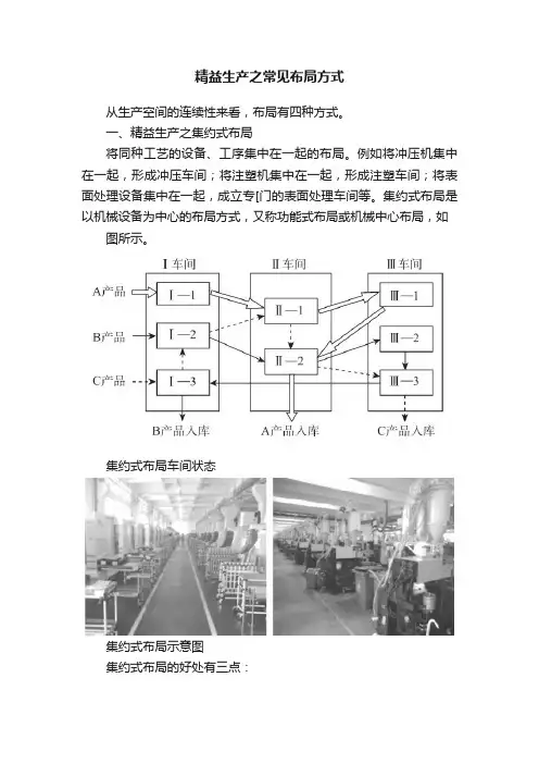 精益生产之常见布局方式