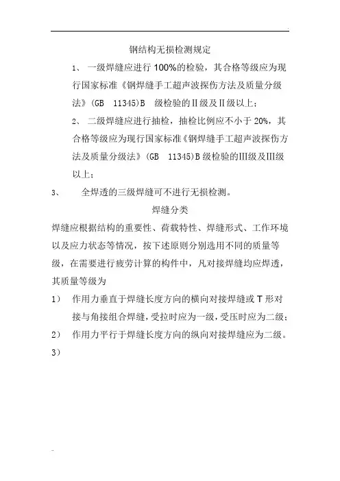 钢结构无损检测