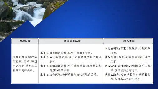 高中地理新人教版必修第一册第五章植被与土壤第一节课件(82张)