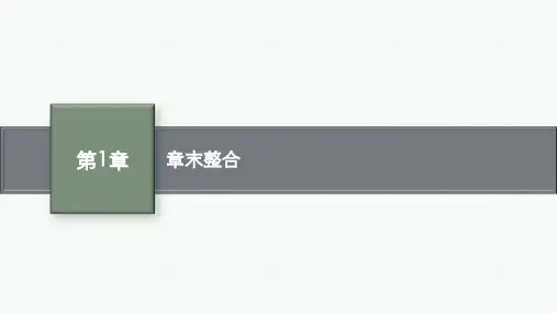 鲁科版高中化学选择性必修1化学反应原理精品课件 第1章 章末整合