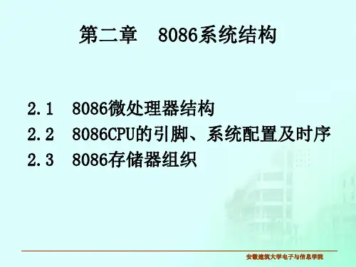 第二章 8086系统结构