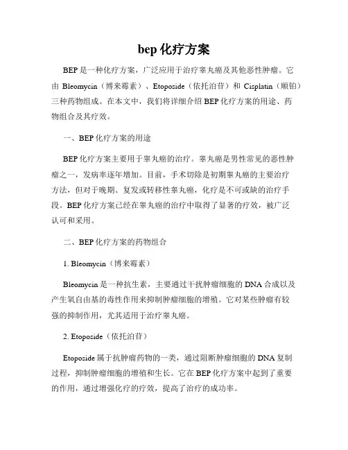bep化疗方案