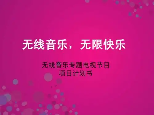 策划案例—无线音乐的商业策划案例