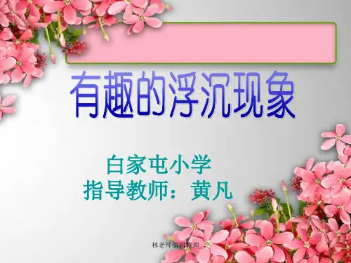 青岛小学科学三上《15有趣的浮沉现象》PPT课件 (9)