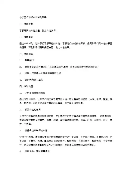 2023小学三八节妇女节活动教案：了解周围的女性力量,助力女性发展