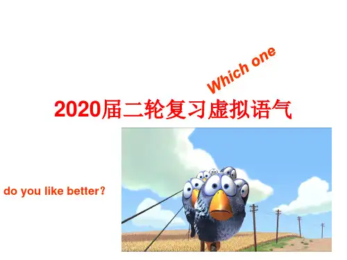 高考英语二轮复习虚拟语气课件(公开课)课件(42张)