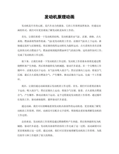 发动机原理动画