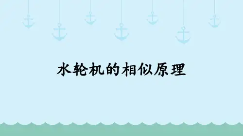 水轮机的相似原理.pptx