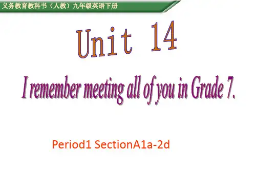 人教版九年级英语下册课件：《Unit-14-I-remember-meeting-all-of-you-in-Grade-7》-8